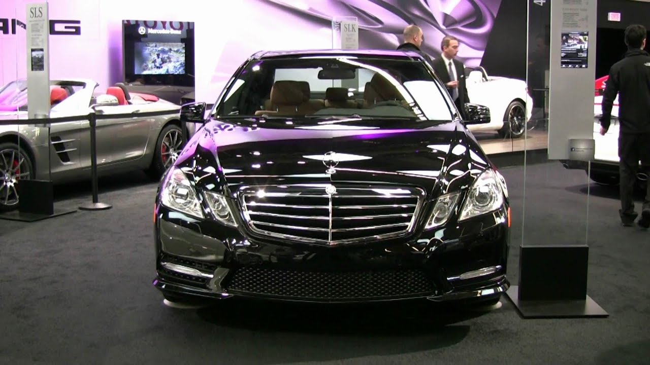 2012 Mercedes-Benz E350 4MATIC Exterior and Interior at 2012 Montreal Auto Show