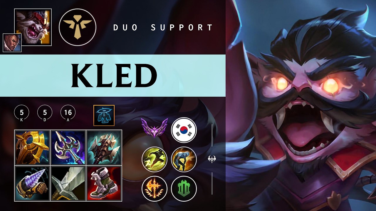 Kled Support vs Yuumi - KR Master Patch 26.05