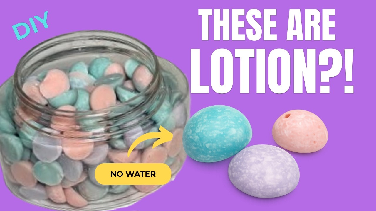 DIY Lotion Dots Recipe (Mini Lotion Bars) for Dry Skin