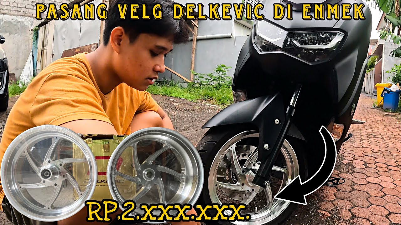 GANTI VELG BAWAAN NMAX KE VELG DELKEVIC WARNA SILVER, KEREN JUGA YA🔥