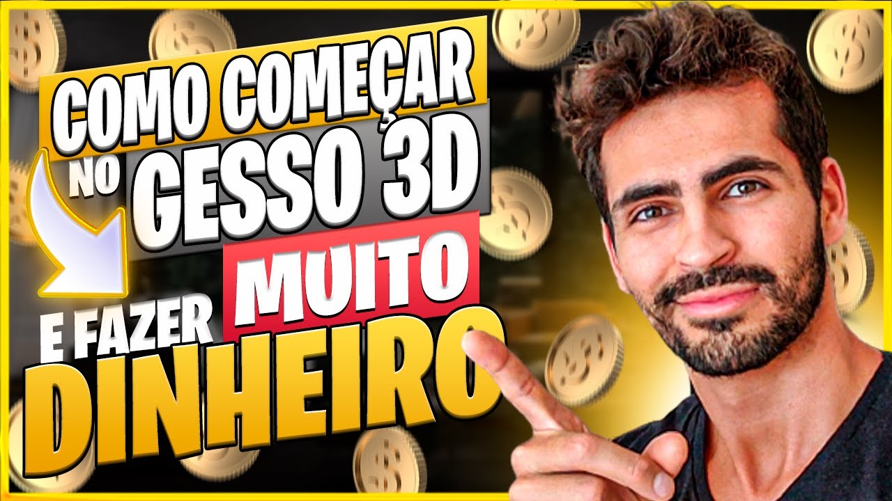 Como Começar No Gesso 3d E Ganhar Muito Dinheiro