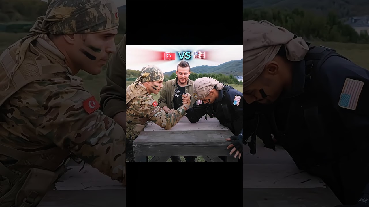 Bilek G&uuml;reşi 🔥 T&uuml;rk askeri Vs Amerikan askeri ☠️ #edit #t&uuml;rkaskeri
