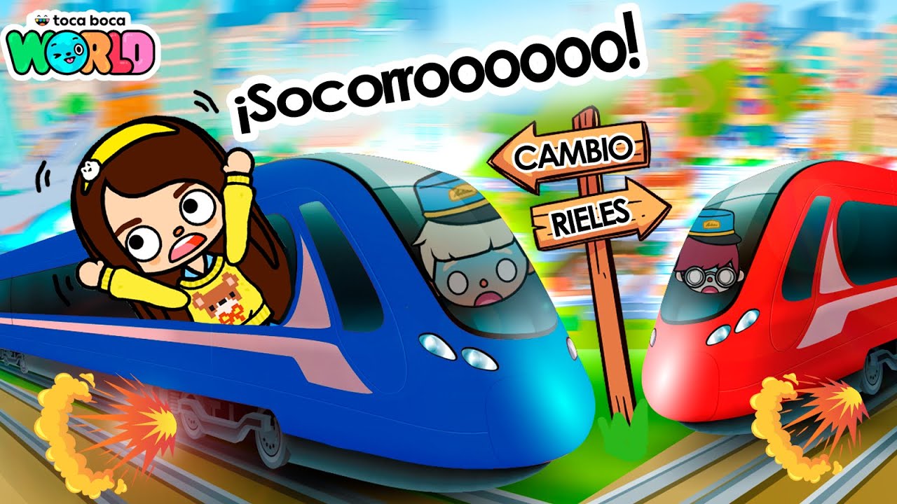 🚨🚂 ¡Choca el Tren donde Viaja Mi Madre! | ¡Tragedia de Luna Forever en Toca Boca! (1ª Parte) 😱💔