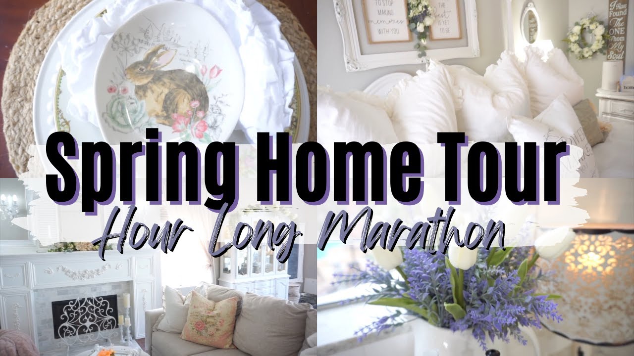 SPRING DECOR ~ HOME TOUR MARATHON ~ SPRING DECORATING IDEAS ~ Monica Rose