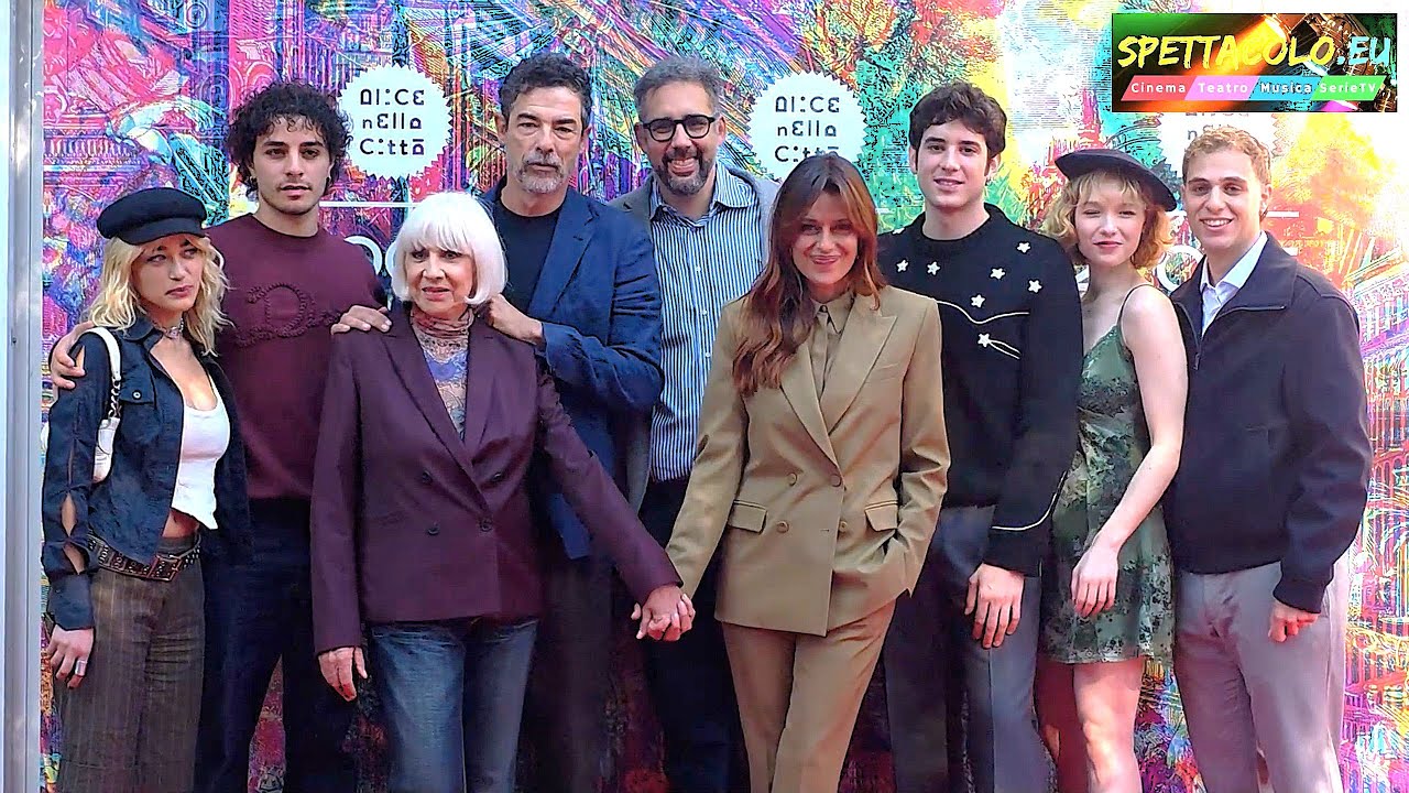 Un professore 3, photocall con Alessandro Gassmann, Claudia Pandolfi, Damiano Gavino, Nicolas Maupas
