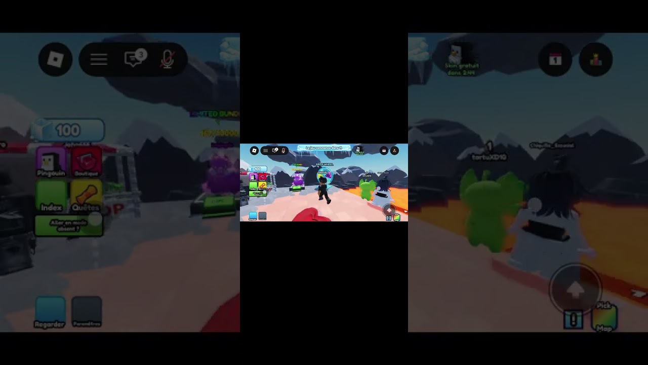 Je teste la nouvelle mise a jour sur brookhaven et je teste un autre joue