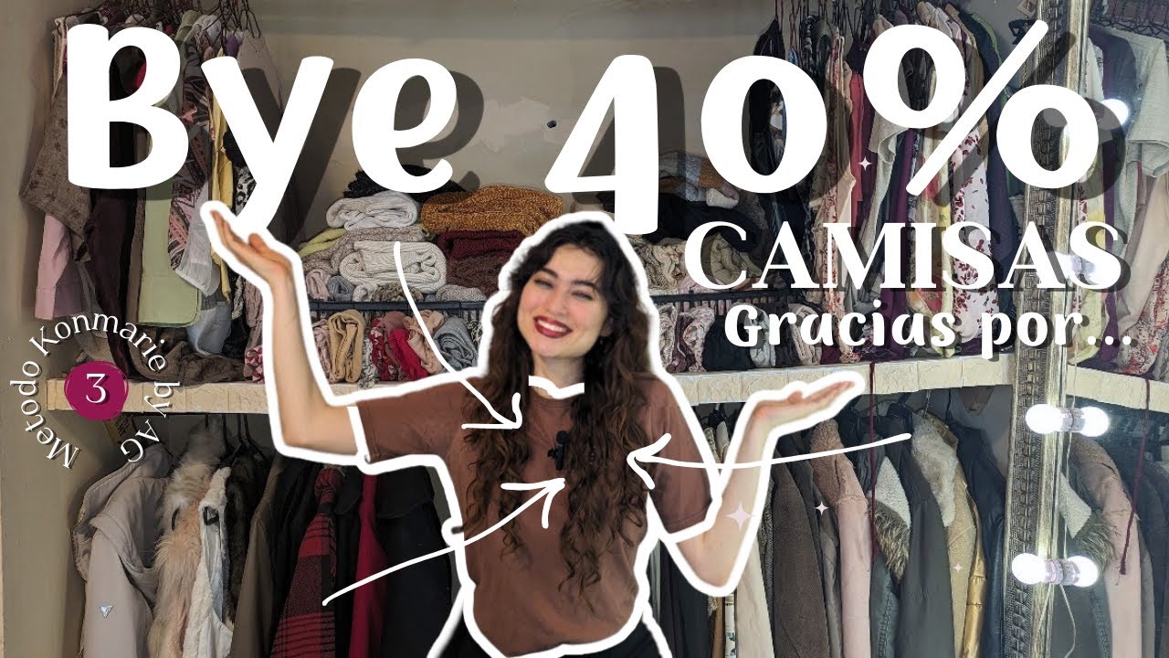 Depuro la mitad de mis blusas gracias a Konmari
