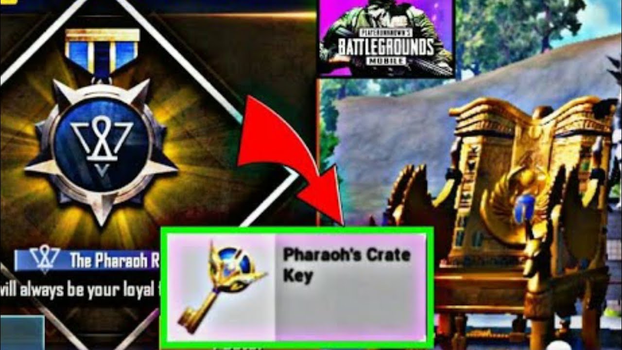 Pharaoh's Crate And Pharaoh's Crate Key Location || Pharaoh's Thrones || Pharaoh Key PUBG ||
