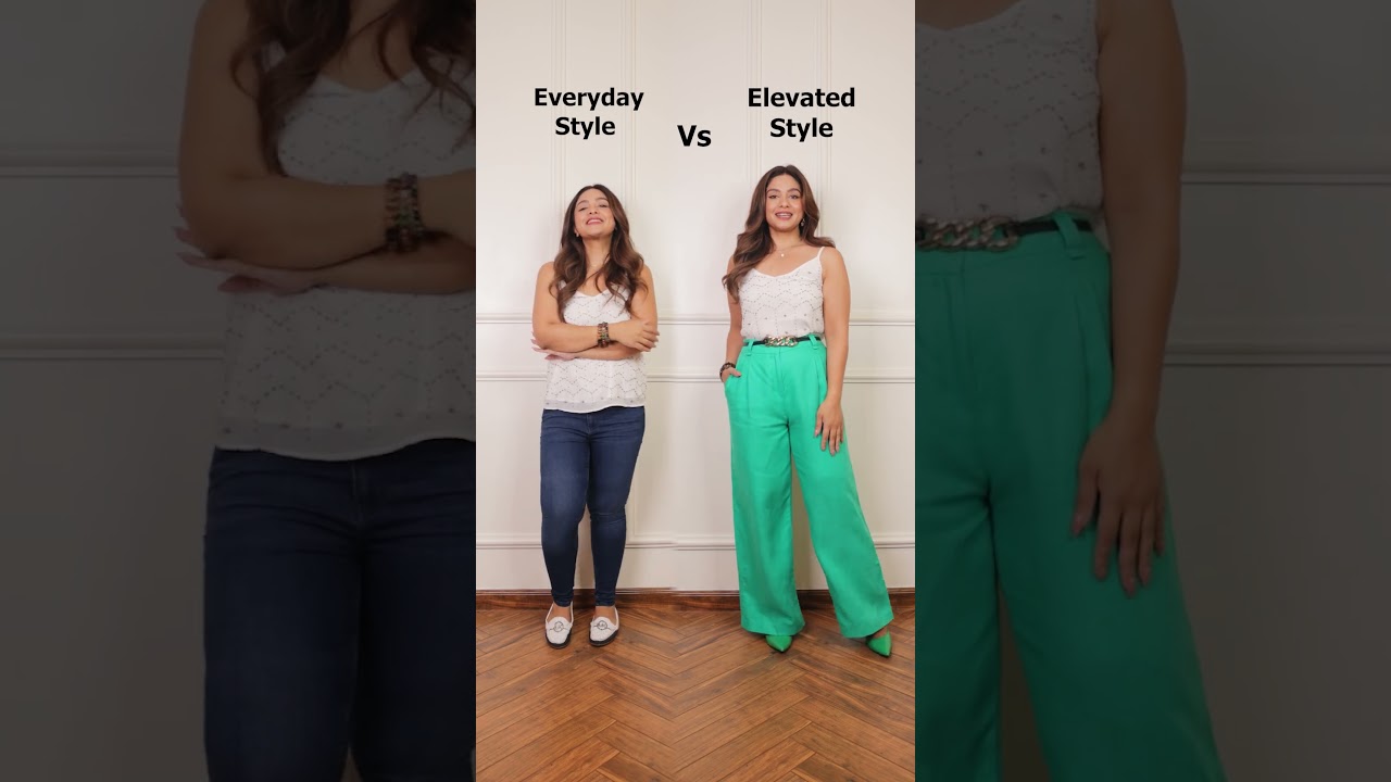 Everyday Vs Elevated Style  ll Megha Seehra #fashionhacks #fashion #scarf #meghaseehra