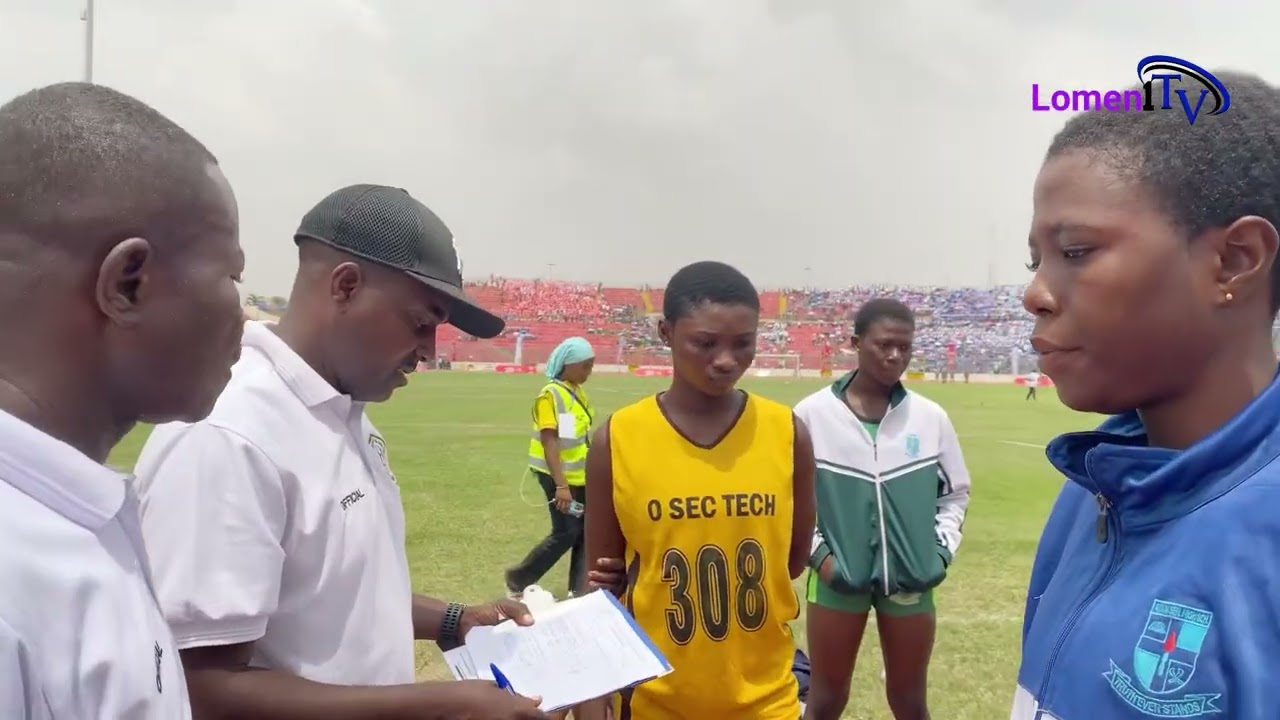 Girls pole vault final. SuperZonals 2025. Ashanti Region.