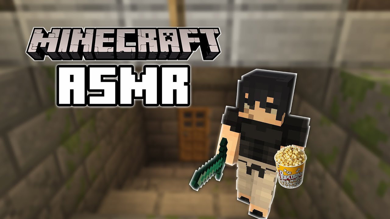 Eating Popcorn and Playing Minecraft ASMR