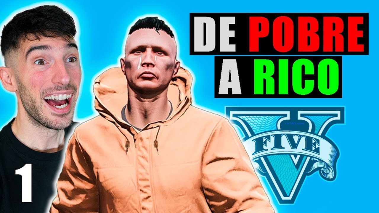 DE POBRE A RICO 💸 RETO *IMPOSIBLE* ☠️ | GTA 5 #1