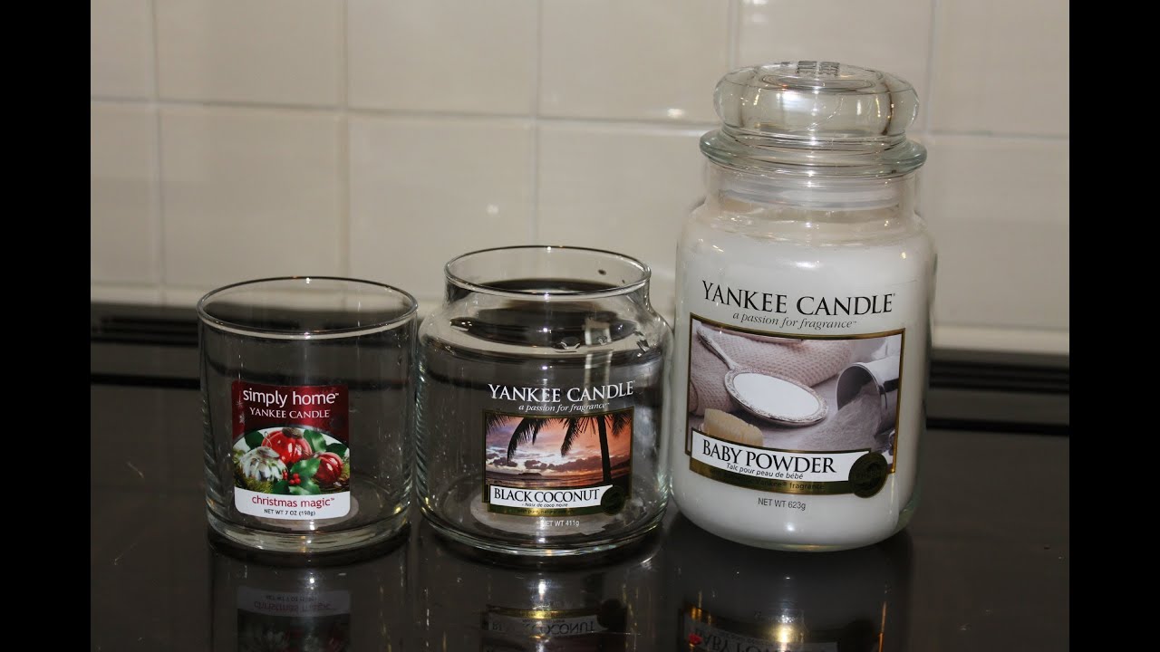 Recycle/ Re use/ Re fill your yankee candle jar