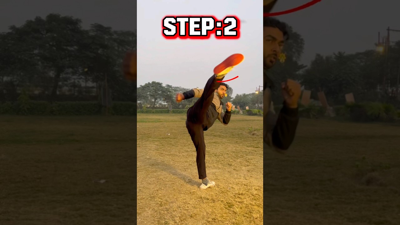 Looping kick tutorial 💥 #kick #martialarts #shorts