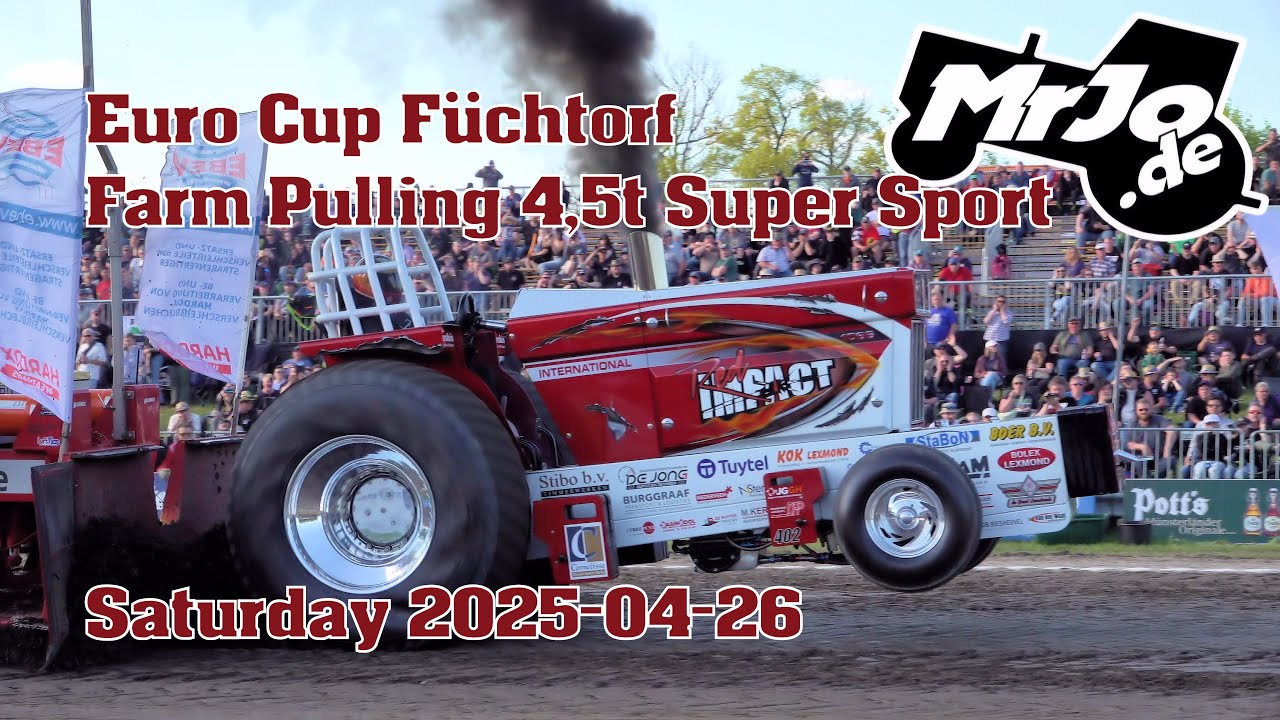 Euro Cup Super Sport 4,5t Füchtorf 2025 Farm Pulling