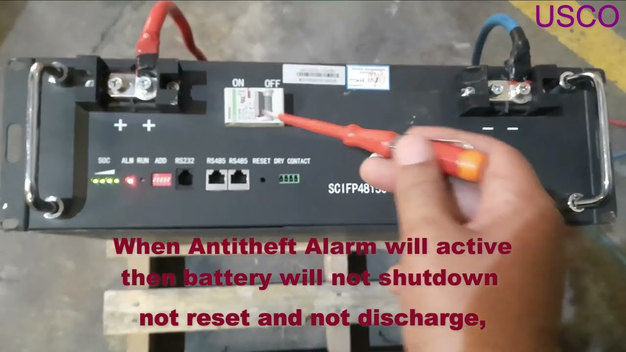 SACREDSUN LITHIUM BATTERY 150AH SOFTWARE PASSWORD CHANGE