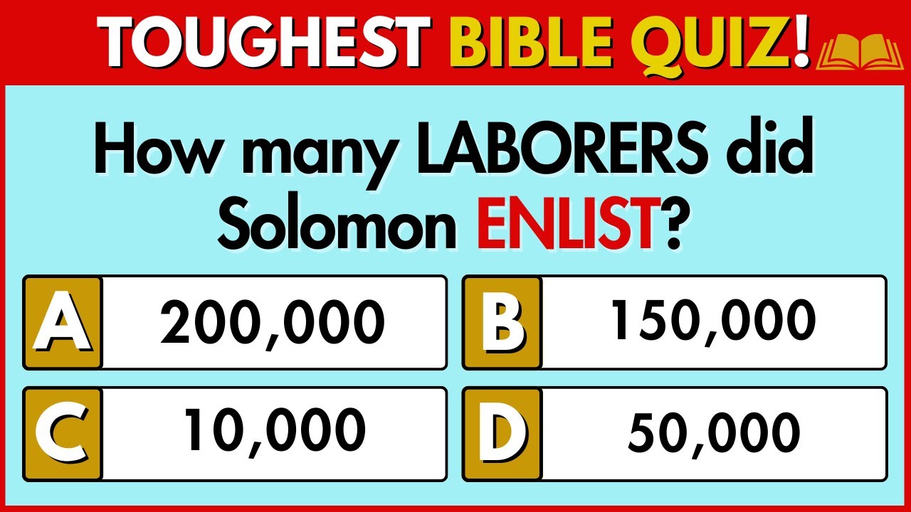 💔 Solomon's FOREIGN WIVES & The Kingdom DIVISION: The ULTIMATE Bible Quiz! #biblequiz