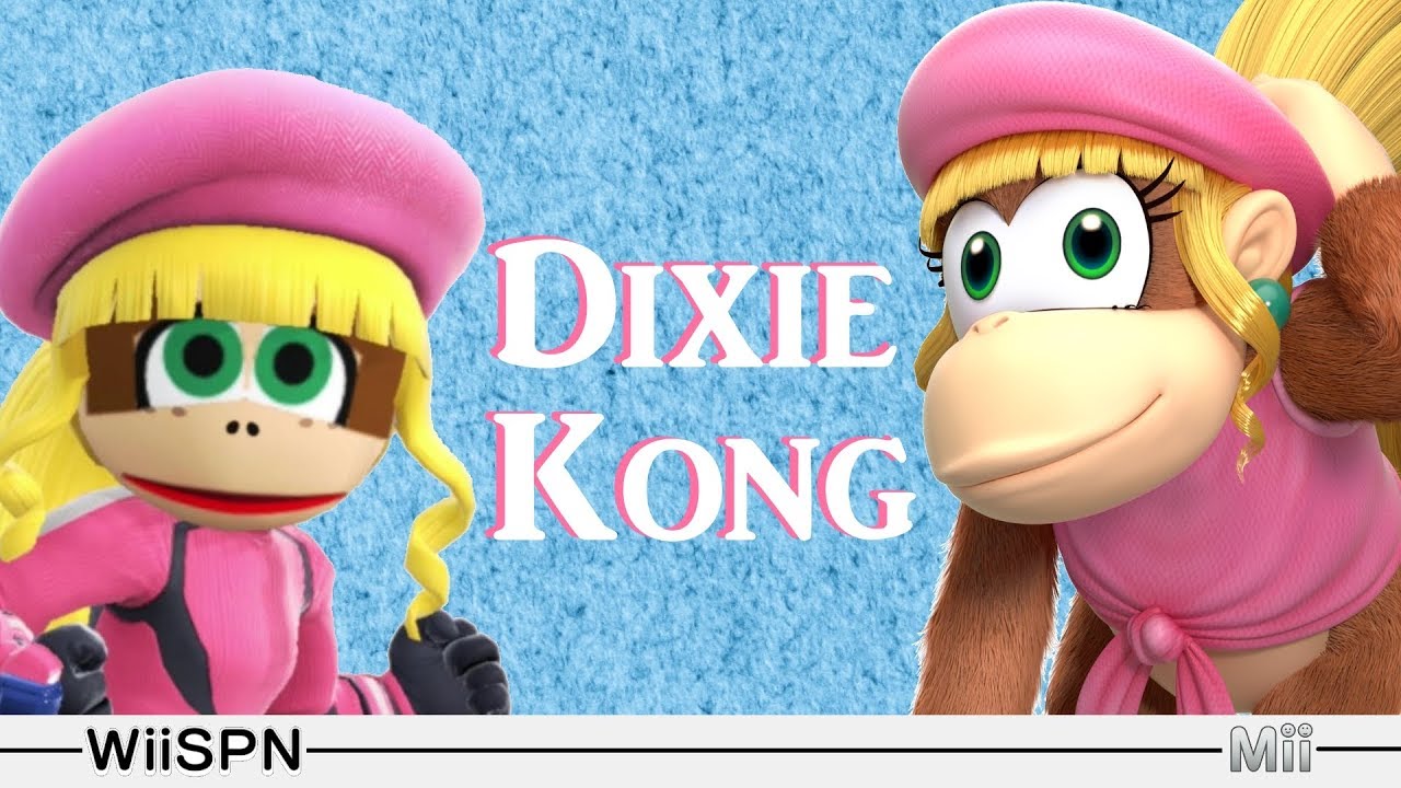 Mii Maker: How To Create Dixie Kong!