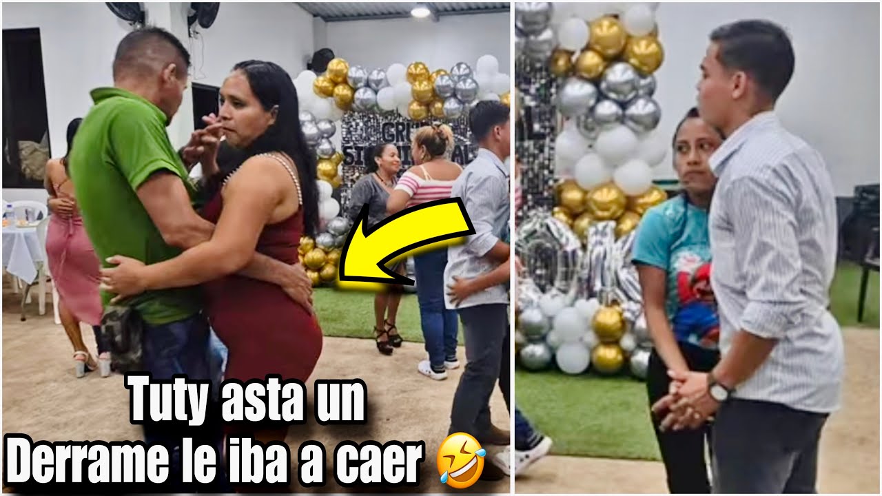 Soculo se soco a la Mariela asta las nachas le agarró enfrente de la Tuty bailando de cachetón😱