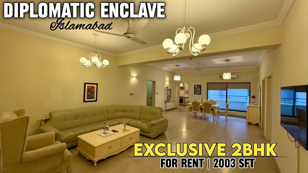 Fully Furnished 2BHK (Hill-View) Apartment For Rent in DIPLOMATIC ENCLAVE ISLAMABAD