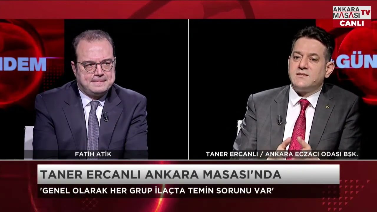 Oda Başkanımız Ecz. Taner Ercanlı Ankara Masası'na Konuk Oldu