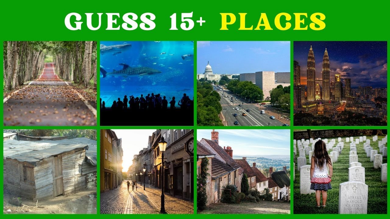 Picture Quiz - Can You Guess the Places? | Place Quiz | Learn Entry