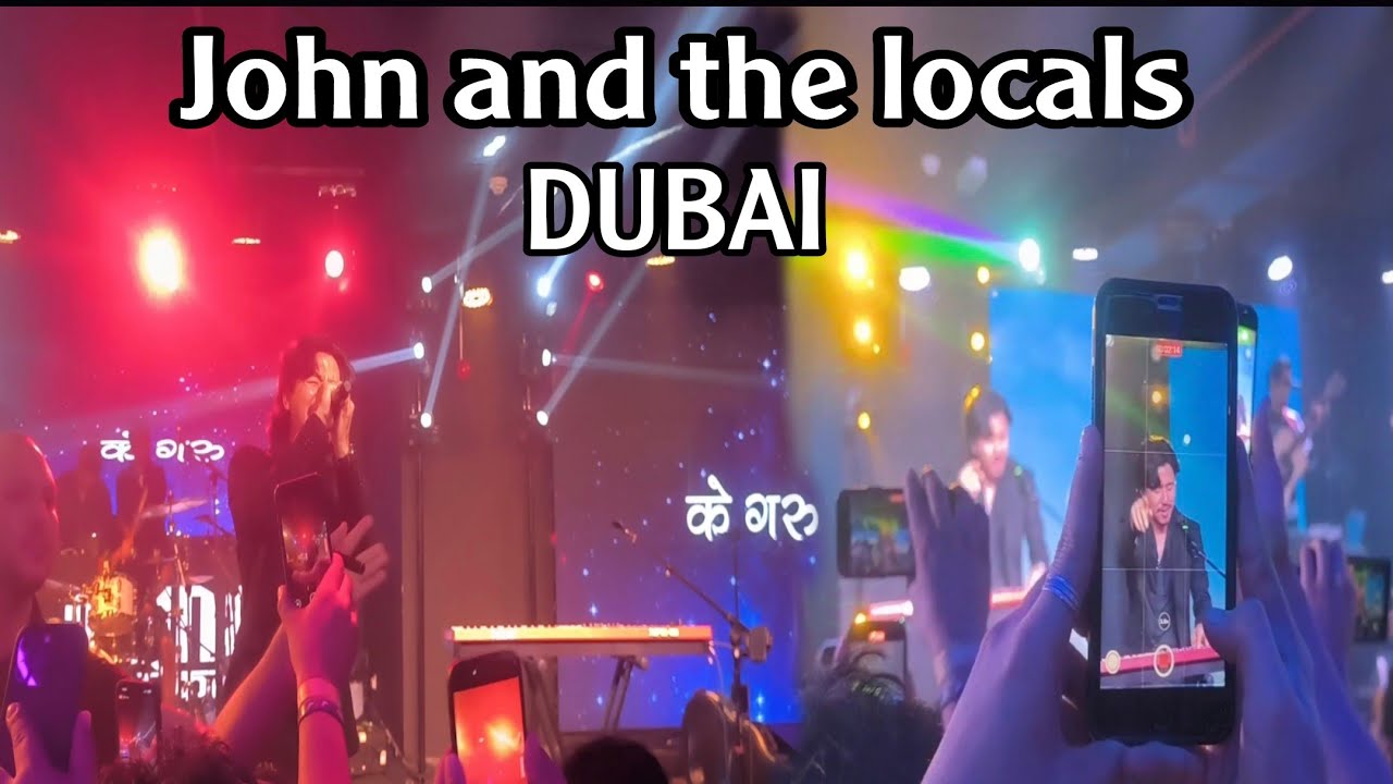 JOHN AND THE LOCALS CONCERT // DUBAI