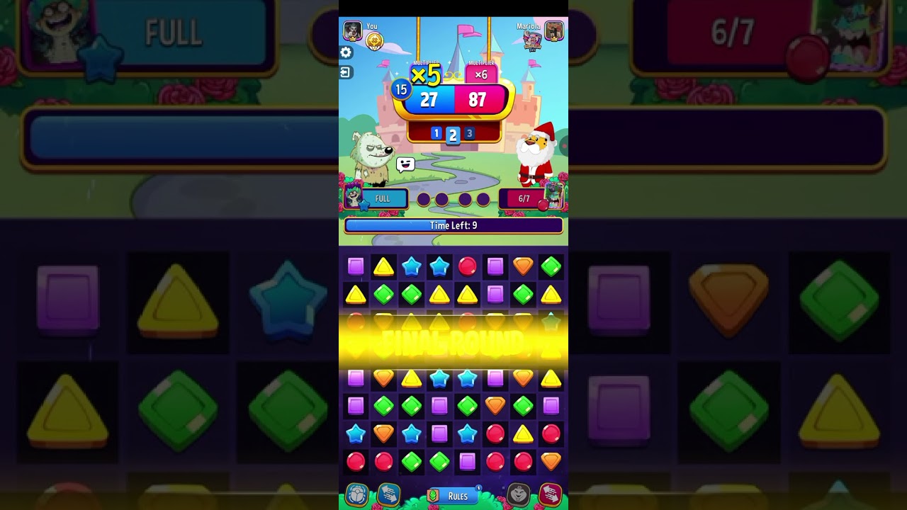 DIAMOND DOCTOR DESTROY PREMIUMS ON VERTICAL RUSH+SUPER SIZED🔥Match Masters Daily Mode