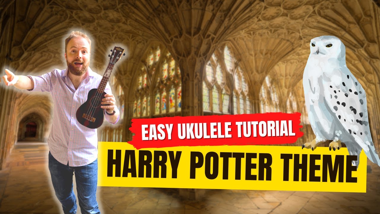 Harry Potter Theme - EASY UKULELE TUTORIAL FOR BEGINNERS!