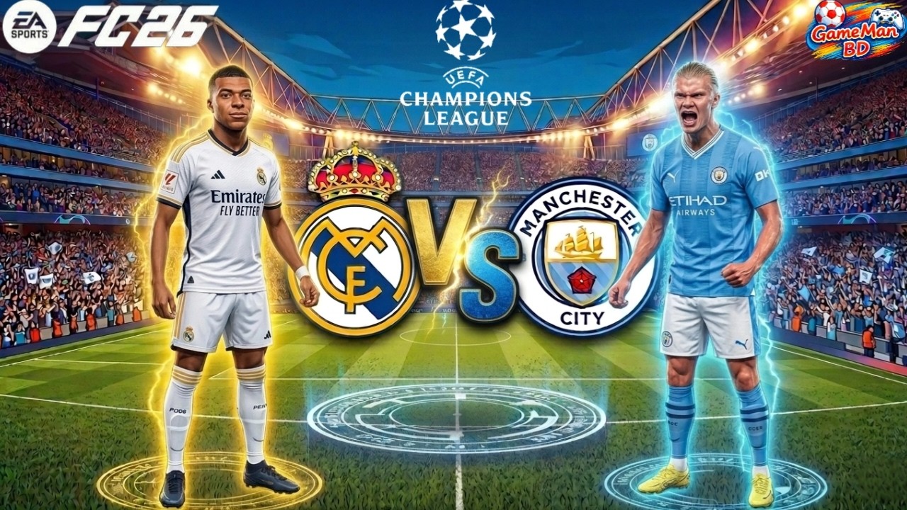 FC 26 - Real Madrid vs Man City | UEFA Champions League25/26.Full Match Gameplay
