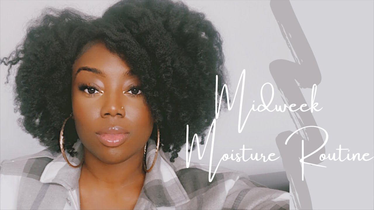 HOW TO MOISTURIZE 4C HIGH POROSITY HAIR l Midweek Moisture Routine  l Retain Length & Moisture