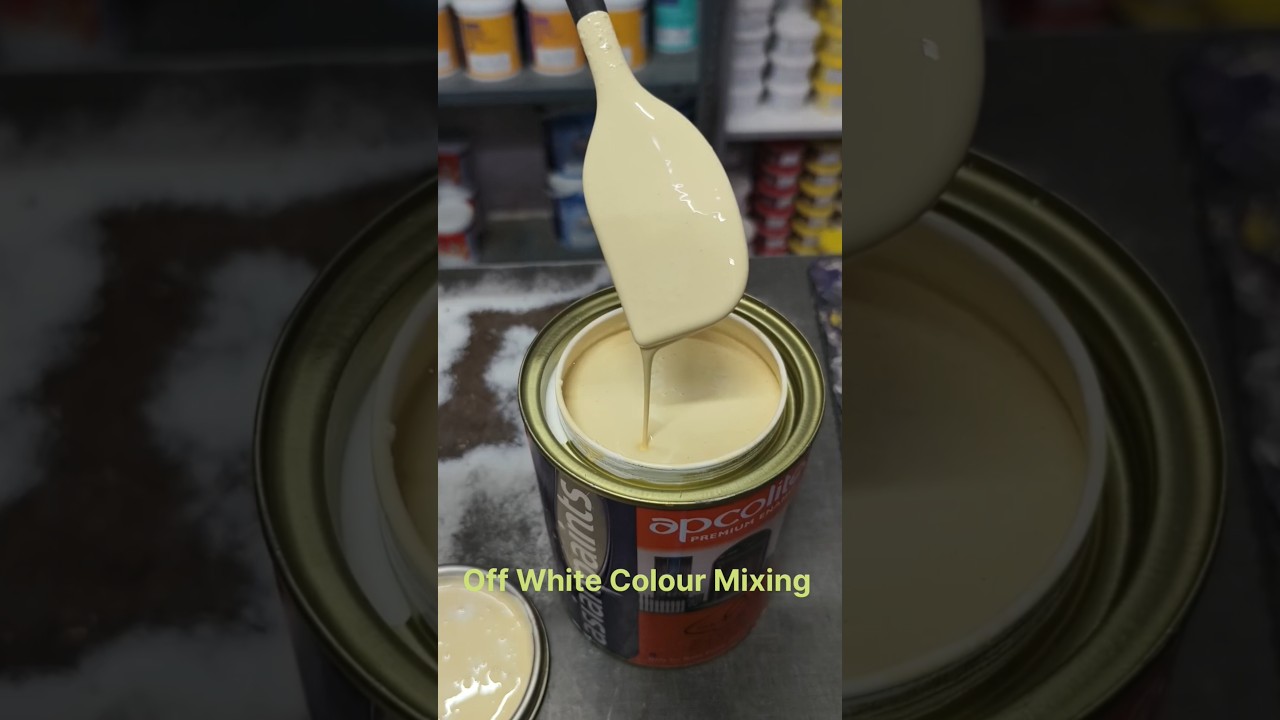 Off White Asian Paints Enamel 🚪 #trending #ytshorts #asianpaints #setisfying