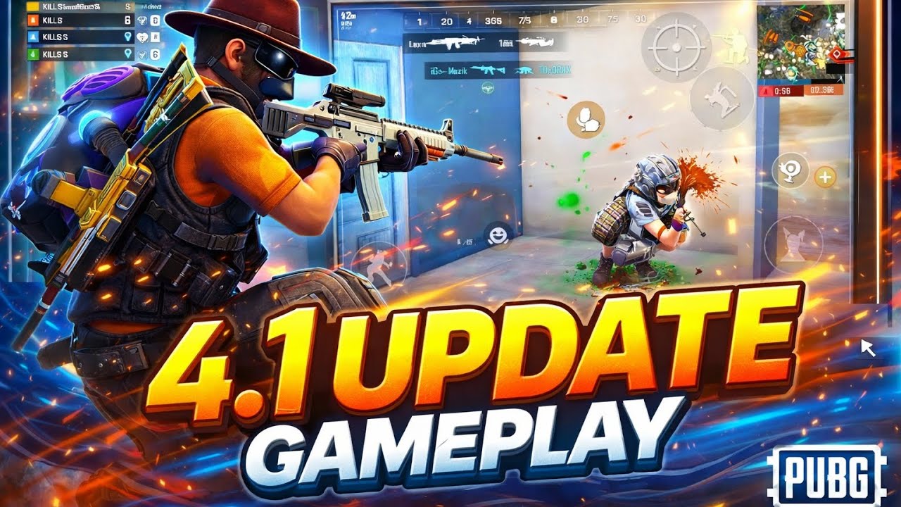 BGMI 4.1 Update Gameplay 🔥 New Features, Intense Fights & Crazy Clutch Moments