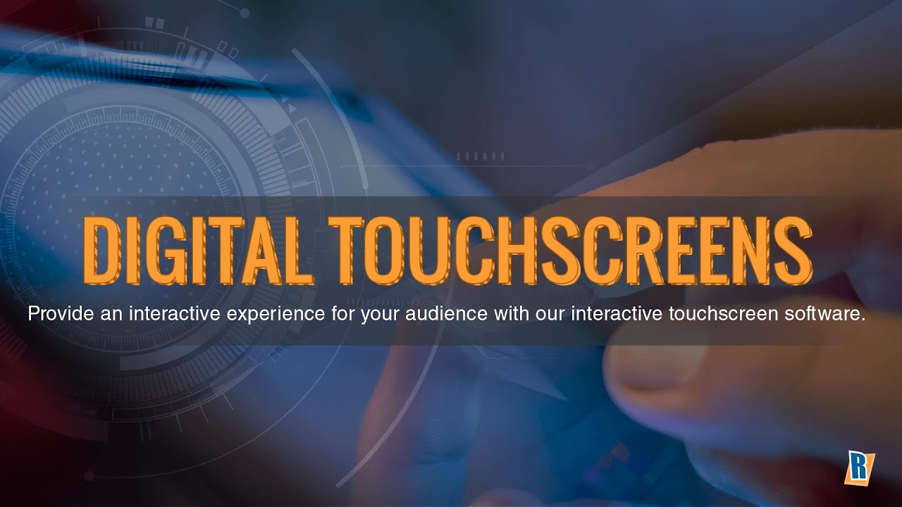 The Basics of Touch Screen Digital Signage