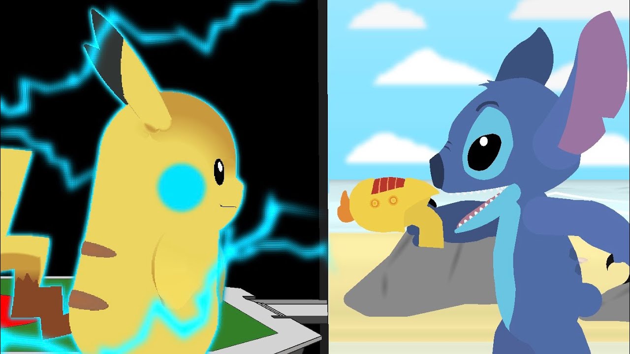Pikachu vs Stich