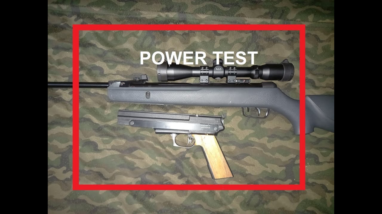 Gamo Air Rifle & Air Pistol Power Comparison test