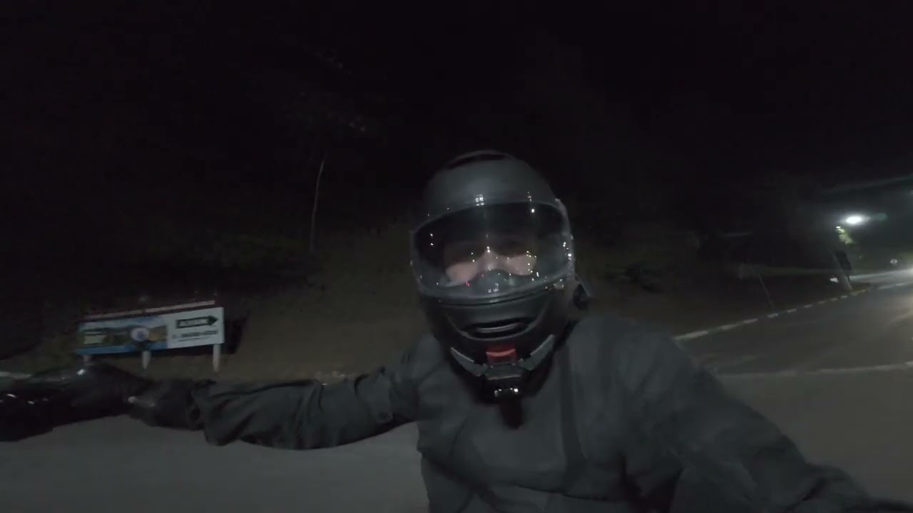 Estrada dos Romeiros a Noite de Moto! Passeio da Mamut's Garage