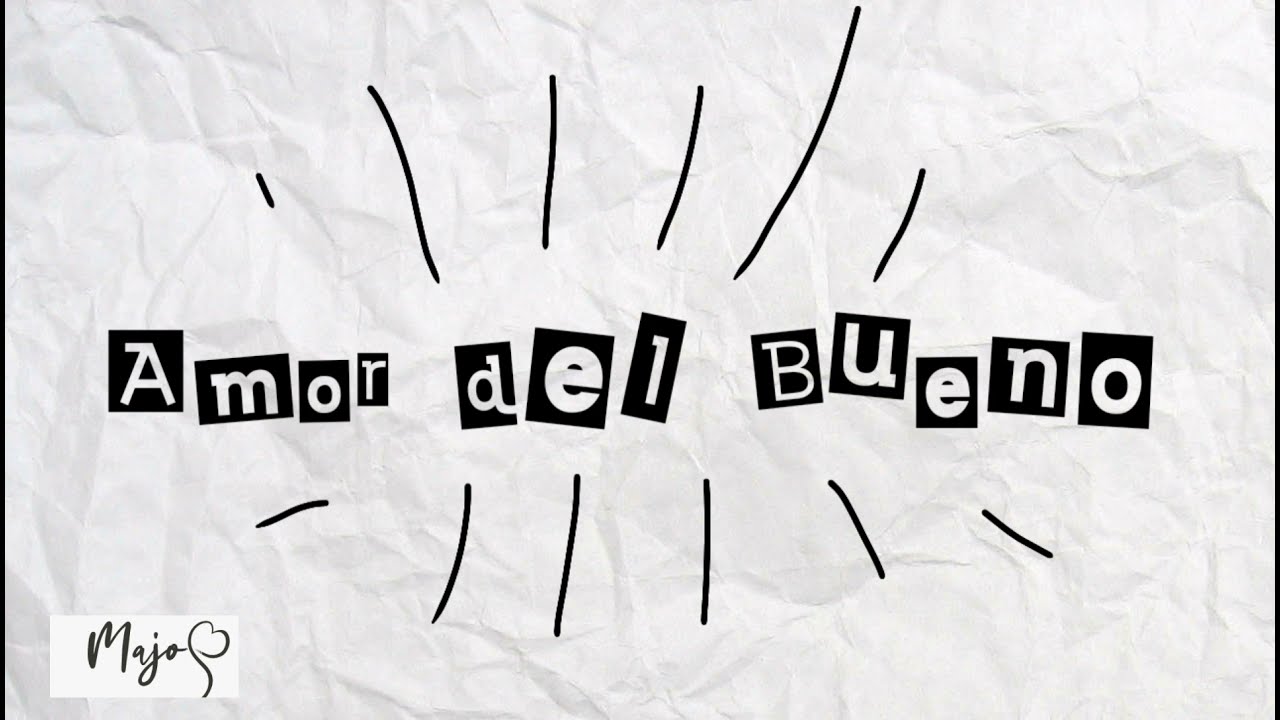 Amor del Bueno - Reyli Barba- Cover- Majo.