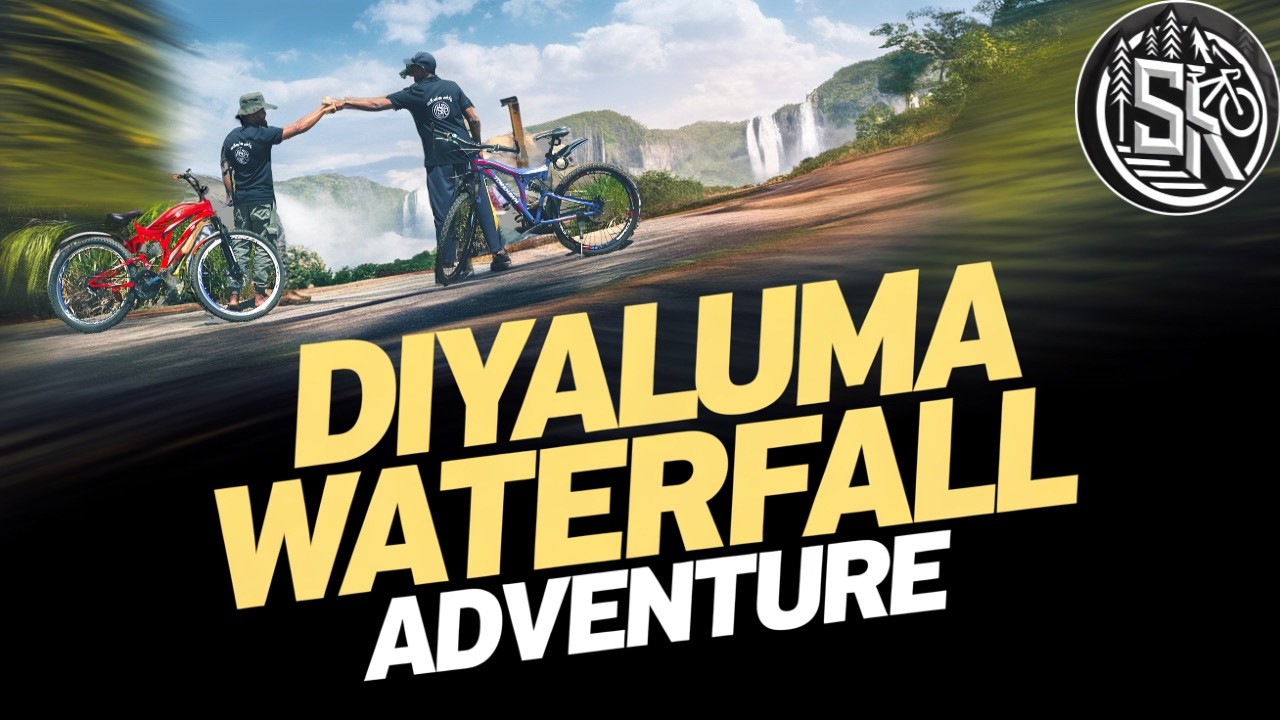 Riding to the Top 🌿🚴‍♂️ | Upper Diyaluma Waterfall Adventure!