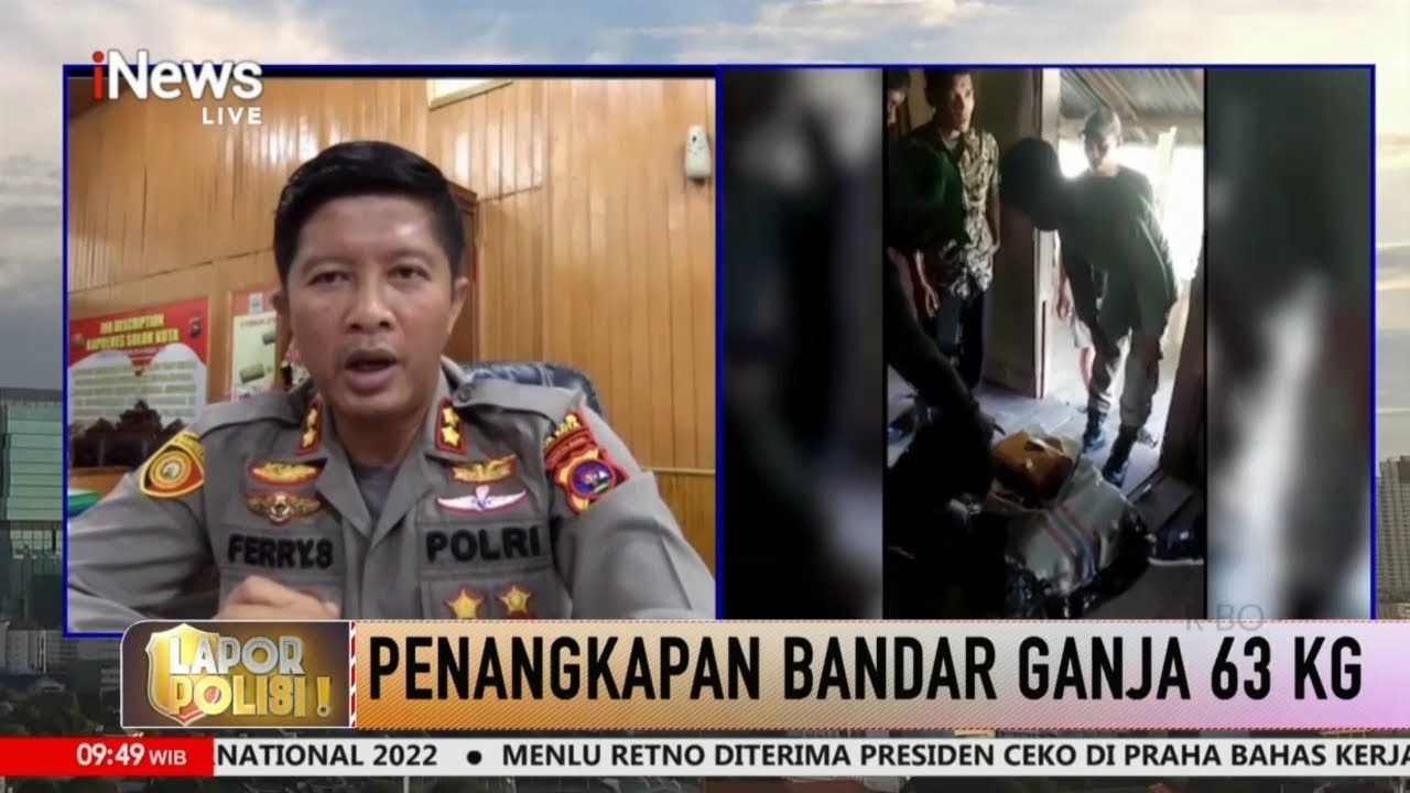 Polres Solok Kota Ringkus Bandar Ganja 63 Kg Jaringan Lintas Provinsi Part 02 #LaporPolisi! 14/06