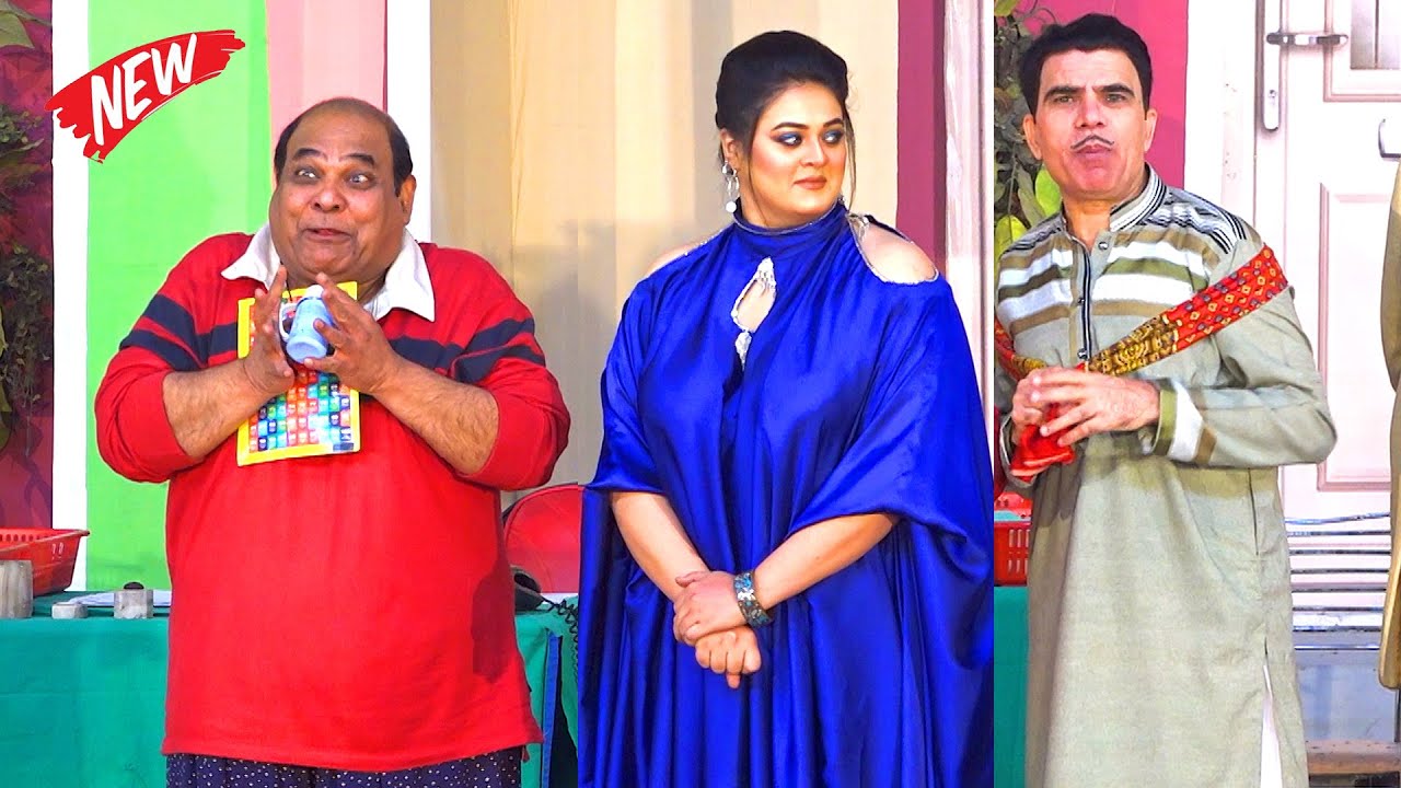 Agha Majid and Priya Khan | Abid Charlie | New Stage Drama | Pariyun Ki Rani | #comedy #comedyvideo