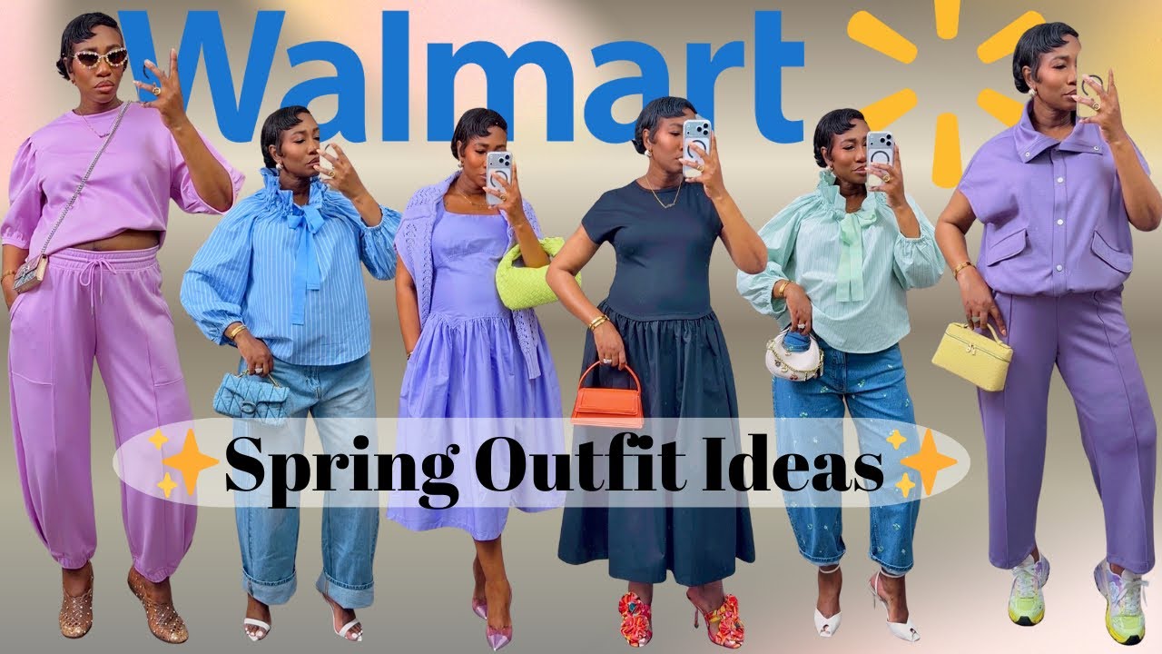 WALMART COME TO THE FRONT | Spring Try-On Haul | Affordable Colorful Styles | Kerry Spence