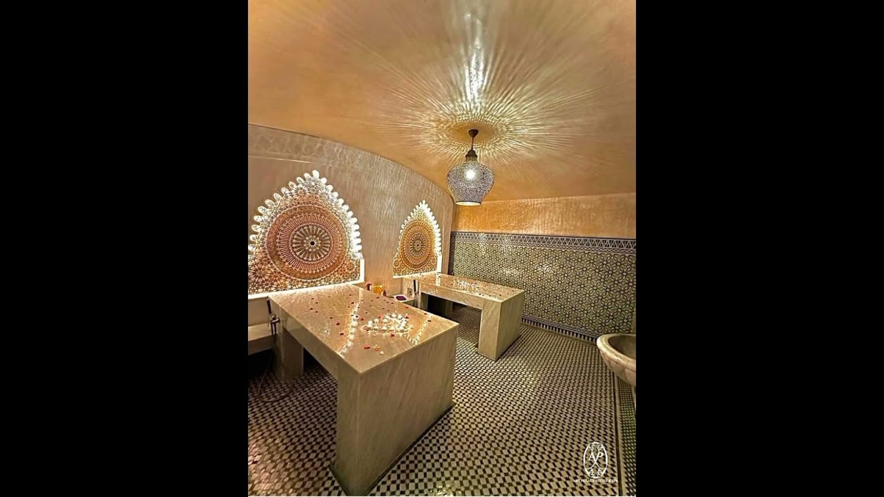 حمام مغربي فاسي تقليدي مصنوع من الزليج البلدي 212624821393#art #ديكورات #بلاط #decoration #