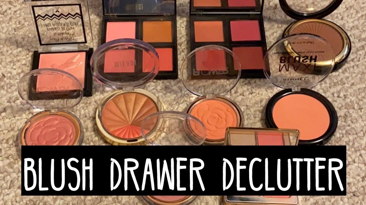 BLUSH DRAWER DECLUTTER | Karen Harris Makeup