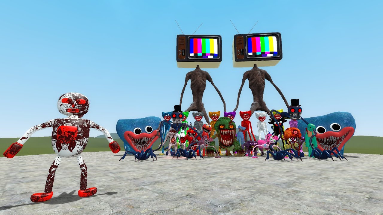 SANIC VS POPPY PLAYTIME, SLVM CREATURES, THOMAS TRAIN, ALPHABET LORE - Garry's Mod