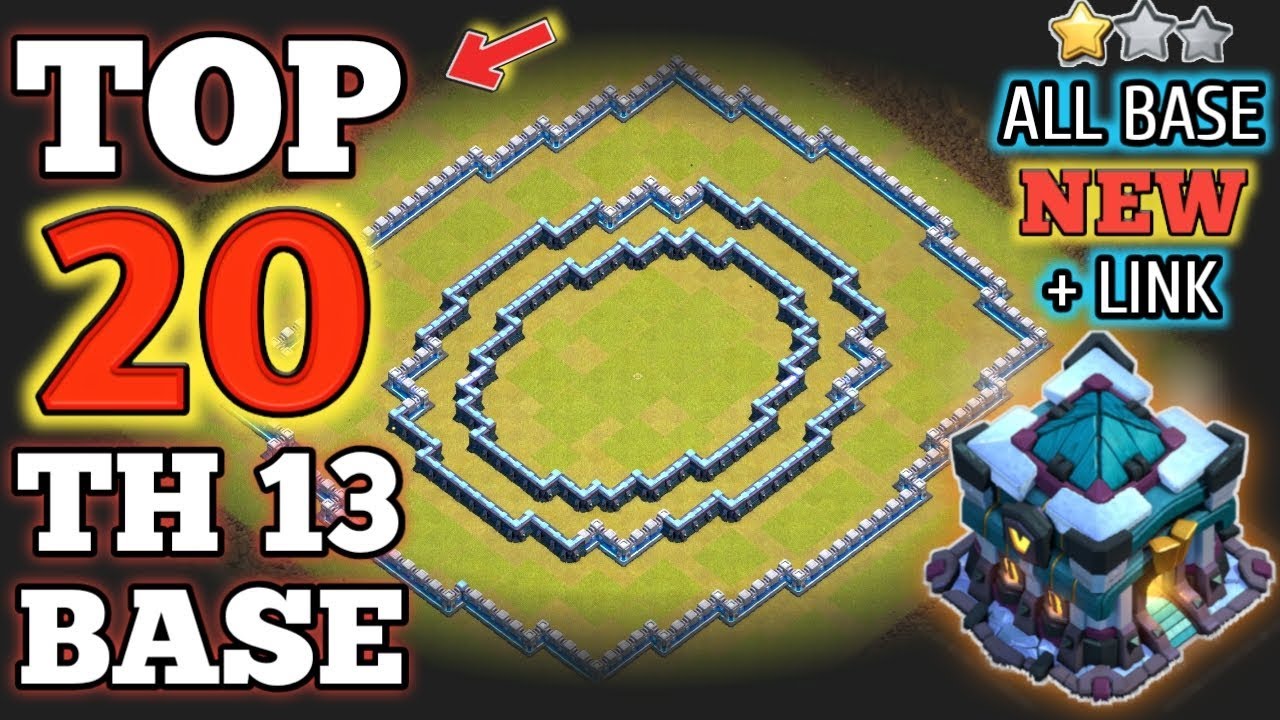 Top 20 TH13 New War Base 2020 | Base Link Given In Video Description ( Clash of Clans + BD EMPIRE)