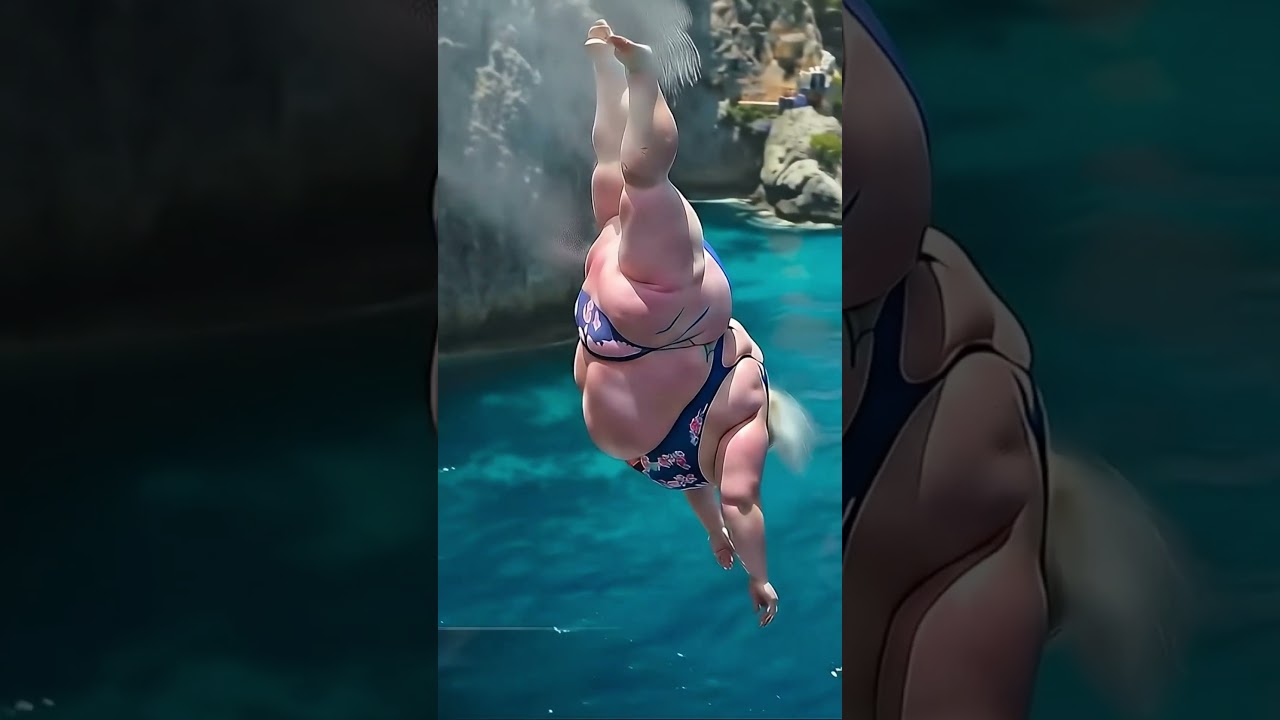 Body in Motion: Realistic AI  by Plus-Size Athlete&rdquo;#aishorts #bodypositivity #viral #waterpark