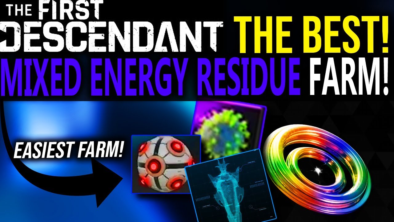 The First Descendant: BEST MIXED ENERGY RESIDUE FARM! (crystallization catalyst farm)