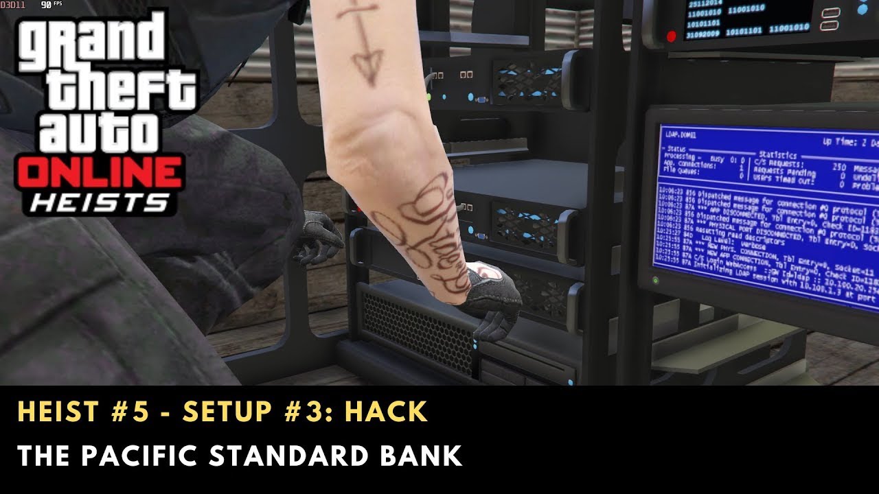 I DID THE PACIFIC STANDAND HACK Heist JOB IN GTA 5 ONLINE