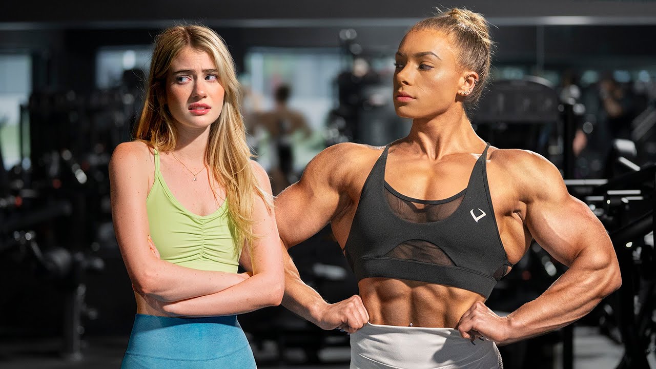 Forcing Introvert to Workout at Bodybuilding Gym